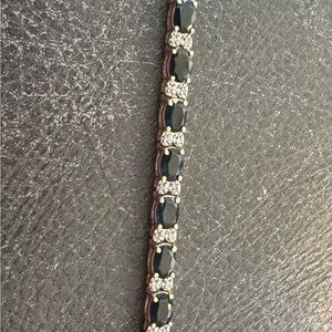 Elegant 14 k gold sapphire Bracelet